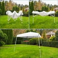 thumbnail image 5 of Abba Patio 10'x 10' Slant Leg Outdoor Pop Up Canopy w/ Carry Bag, White, 5 of 5
