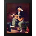 thumbnail image 2 of Manet, Edouard 19x24 Black Modern Framed Museum Art Print Titled - The Spanish singer, 2 of 5