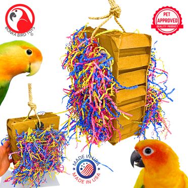 Picture of Bonka Bird Toys 2336 Chopsticks Medium Foraging Chew Shred Parrot Cage ...