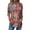 Hot Pink, variant on TQWQT Mock Turtle Necks Tops for Womens Fall Floral Printed Tunic Top Long Sleeve Plus Size Shirt Loose Fit Turtleneck T-Shirts Curved Hem Graphic Tee Beige L