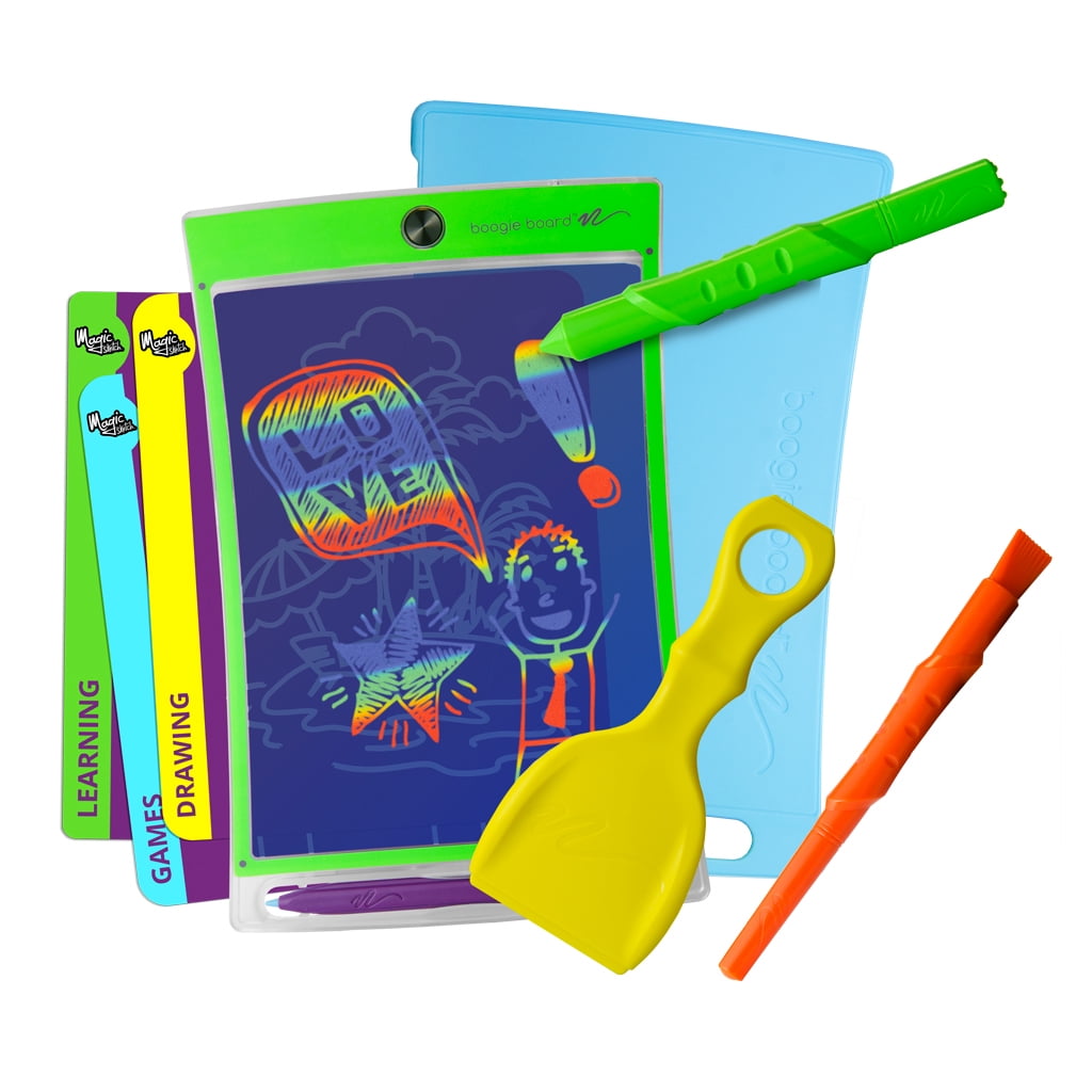 Boogie Board Magic Sketch Reusable Drawing Kit with 18 Templates, Ages