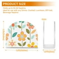 thumbnail image 4 of Yayeee Napkin Holder for Table Set of 2 Kitchen Paper Tissue Organization, Orange Retro Flower, 4 of 8