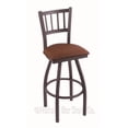 thumbnail image 2 of Holland Bar Stool Co Contessa 30 in. Slat Back Swivel Bar Stool with Faux Leather Seat, 2 of 7