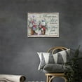 thumbnail image 5 of Farmhouse Flower Wall Art Country Rustic Colorful Floral Pictures Wall Decor Inspirational Hummingbird Canvas Prints Artwork Painting Home Decoration for Kitchen Bedroom Framed 12"x16", 5 of 6