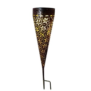 TopLLC Lumières solaires Extérieur Solar Powered Couryard Lumières, Fleur Forme Hollow Out Atmosphere Lumières Solaire Powered Waterproof Jardin Lumières pour Yard Patio Lawn