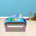 thumbnail image 4 of 4/6/12pcs Kids Lap Desk Tray Plastic Breakfast Laptop Trays with Storage Portable Activity Table with Side Pockets/Slot Portable Lap Bed Table for Writing Eating Game Snacks, 4 of 9