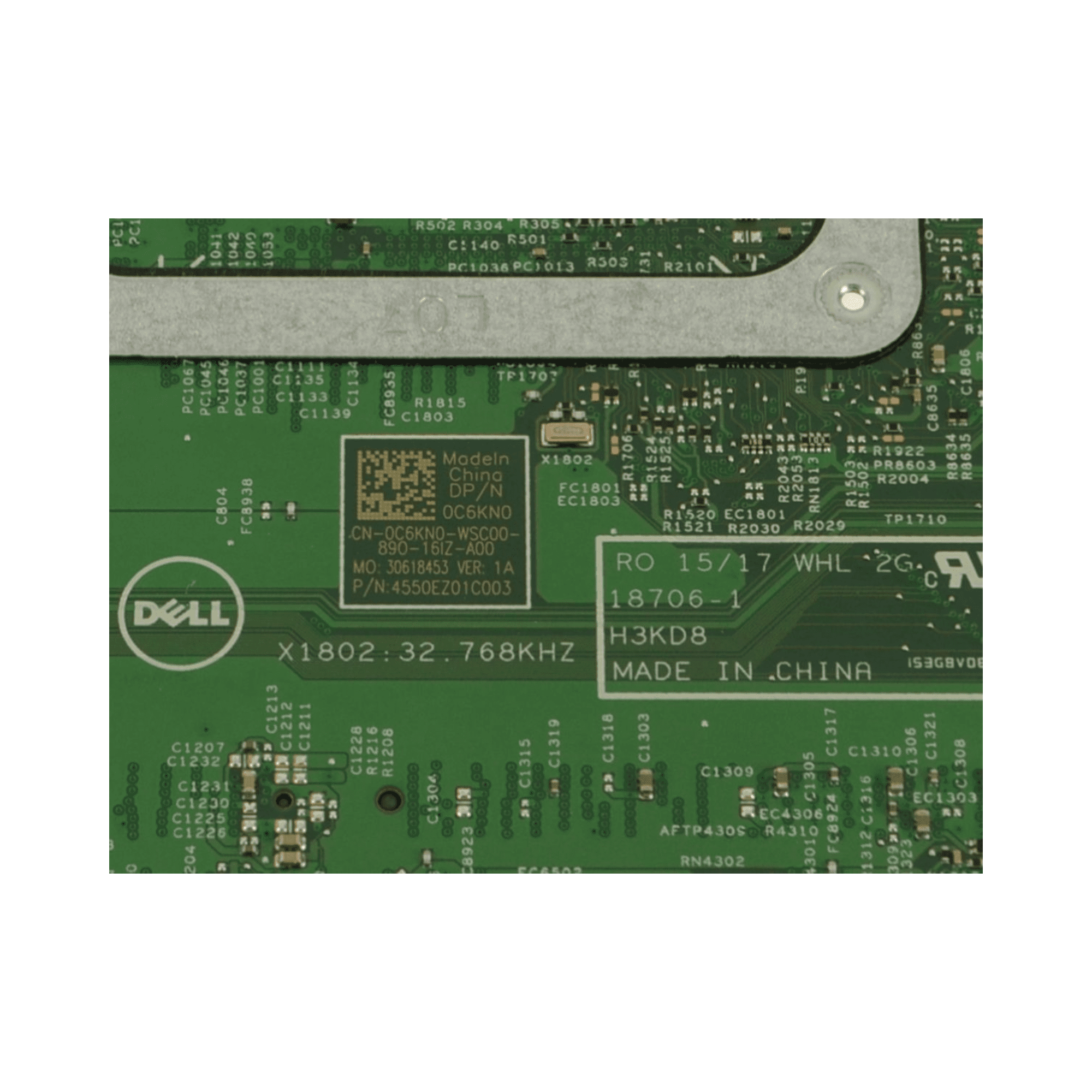 Pre-Owned Dell Inspiron 15 7586 2-in-1 Laptop Motherboard with i7-8565U, Quad Core and DDR4 – C6KN0