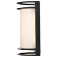 thumbnail image 3 of Nuvo Lighting LED Rectangular Bulk Head Fixture Black Finish with White Glass, 3 of 6