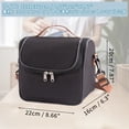 thumbnail image 2 of Unique Bargains Reusable Insulated Lunch Tote Bag Black, 2 of 6