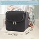 thumbnail image 2 of Bolsa de almuerzo reutilizable con forma de diamante Unique Bargains, bolsa de almuerzo aislada, contenedor de almuerzo a prueba de fugas, color negro, 2 of 6