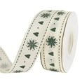 thumbnail image 1 of Agiferg Christmas Ribbon Holiday Decoration Roll Ribbon Ornament Gift Box Ribbon, 1 of 2