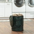 thumbnail image 3 of Household Essentials Pop Up Hamper, Pop Up Camping Trash Can, Great for Outdoor or Indoor Use, Portable and Collapsible with Zippered Top, Green, 3 of 10