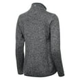 thumbnail image 3 of Women's Antigua  Heather Gray NASCAR Fortune Half-Zip Pullover Jacket, 3 of 3