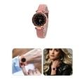 thumbnail image 6 of Kcodviy Quartz Watch Ladies Watch Digital Starry Sky Luminous Belt Watch Women'S Watch Women Quartz Arabic Watch With Leather Fashion Numerals Small Women'S Watch 20Mm Leather Watch Band Wide Leather, 6 of 7