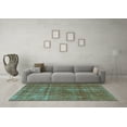 thumbnail image 3 of Ahgly Company Indoor Rectangle Oriental Light Blue Industrial Area Rugs, 5' x 8', 3 of 4