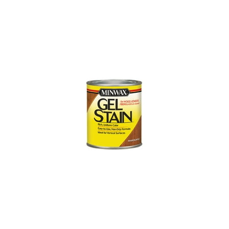 Dark Mahogany Stain - Minwax® Gel Stain Mahogany, Half Pint