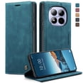 thumbnail image 3 of Funda FOXDOCK cartera de cuero retro para FOXDOCK Redmi Note 15 Pro 4G – Resistente a golpes, ranuras para tarjetas – azul, 3 of 5