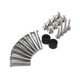thumbnail image 5 of Pedales CNC Anti-Pies Almohadillas Para pies Accesorios Para motocicletas FORZA 300 350 Negro Yashi, 5 of 5