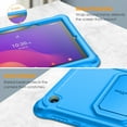 thumbnail image 2 of Fintie Case for for Alcatel Joy Tab 2 Tablet 8-inch 2020 Release (Model: 9032Z),[Built-in Kickstand] Anti Slip Kids Friendly Shockproof Silicone Protective Cover,Blue, 2 of 8