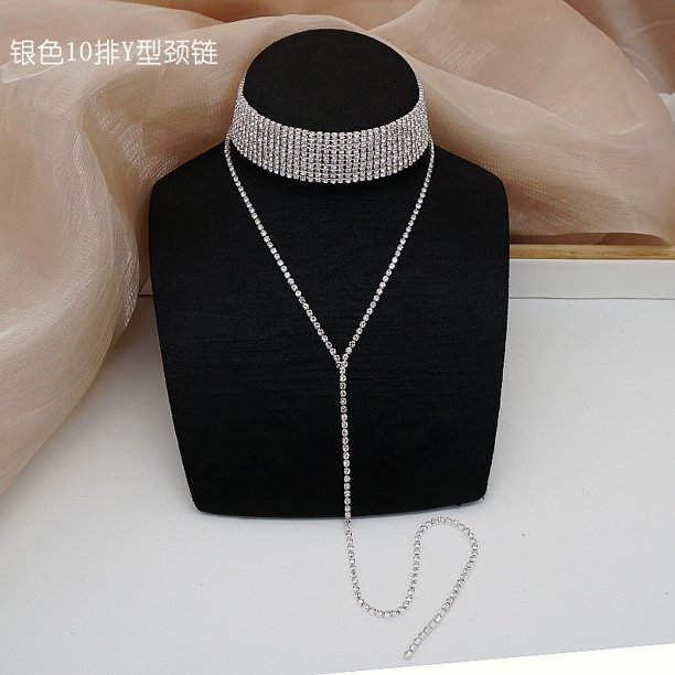 Collar de diamantes de estilo coreano con cadena de clavícula de mariposa de alta calidad con personalidad y accesorios de estilo frío