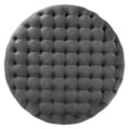 thumbnail image 5 of Tufted Accent Chair Ottoman, Round, Velvet, Grey Gray, Modern Contemporary Urban Design, Living Lounge Room Hotel Lobby Hospitality, 5 of 7