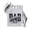 thumbnail image 4 of Dad Fish Sweatshirt Cozy Distressed Fishing Pullover for Father Gift for Fisherman Gray Sweatshirt Adult Large, 4 of 4