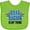 Apple Green, variant on Inktastic Drag Racing is My Thing with Flags Boys or Girls Baby Bib