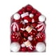 thumbnail image 1 of 72 Uds Decoraciones para árboles de Navidad BLESIY adornos colgantes decorativos inastillables Rojo, 1 of 8