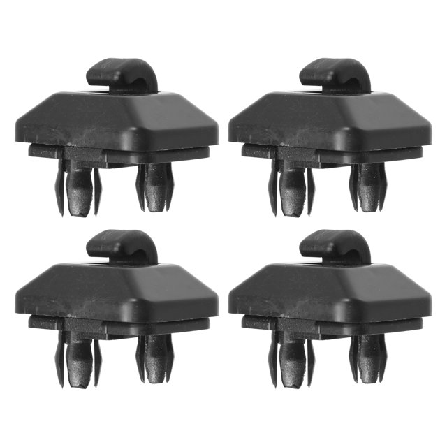 Coche Plástico Sol Visera Gancho Clip Retenedor para Audi - 4uds Negro