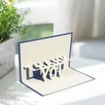 thumbnail image 6 of Meiiso 3D Creative Greeting Card Party Greeting Card, Three Greeting Card Handmade Thank You Card for Day Blue Creative Papercraft, 6 of 9