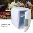 thumbnail image 3 of Mini Refrigerador Refrigerador Calentador, 4L Pequeño Refrigerador Portátil Refrigerador Calentador Refrigerador De Una Sola Puerta De Bajo Ruido Mini Refrigerador Para Uso En, 3 of 7