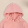 thumbnail image 6 of Futezty Toddler Boys Girls Clothes Fall Winter Outfit Sets, Set For Kids Long Sleeve Crew Neck Hooded Pocket 6M 1T 2T 3T 4T 5T 2-Pieces Pullover Sweatshirt and Pants, 6 of 7