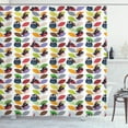 thumbnail image 1 of Ambesonne Forest Friends Shower Curtain, Abstract Vivid Birds, 69"Wx84"L, Multicolor, 1 of 3