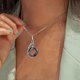 thumbnail image 4 of Collar Regalos para Mujer, Collar con Colgante Serie Phoenix, Cristales Austria, Día de San Valentín, Día de la Madre, Navidad, Cumpleaños, Joyas, Regalos para Ella/Esposa/Mamá/Novia, 4 of 5
