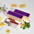 thumbnail image 4 of Soap Making Rectangle Silicone Mold and Cutter Set, 4 of 7