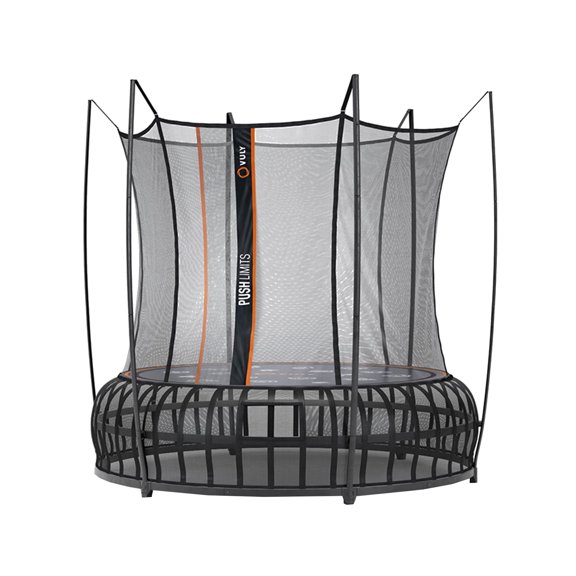 Vuly Thunder Pro 12ft Springless Trampoline, Safety Net, Durable Frame (Large)
