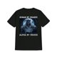 thumbnail image 1 of Camiseta informal de cuello redondo para hombre, 100 % algodón, corte regular, con gráfico de Alpha by Choice, para verano., 1 of 5