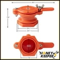 thumbnail image 5 of Pack of 2 Honey Gate Valves for Extracting - Plastic Honey Gate Beekeeping Tool, 5 of 7