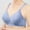 Blue, variant on Ozmmyan Wirefree Bras for Women ,Plus Size Adjustable Shoulder Straps Lace Bra Wirefreee Extra-Elastic Bra Active Yoga Sports Bras 38C-46C Summer