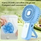 thumbnail image 5 of Ventilador turbo de mano, recargable por USB, silencioso, para dormitorio de estudiantes, oficina, portátil, con turbina eólica, 5 of 6
