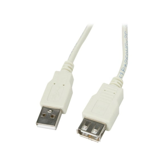 Kaybles 3ft USB-MF-3 3 ft. Beige USB 2.0 A/male to A/female Cable in Beige Color 3 feet - OEM