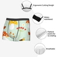 thumbnail image 6 of Kll Mushroom Bee Men'S Cotton Boxer Briefs Underwear-X-Large, 6 of 9