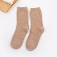 thumbnail image 4 of Yuanlong Womens Crew Socks Solid Color Basic Design Mid Tube Socks Comfortable Medium Socks For Spring Casual Daily Legwear, 4 of 4