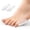 Clear, variant on Promifun Tailor's Bunion Corrector Pads Toe Separator Pinky Toe Calluses Corns Pain Relief,14 Pack,Clear