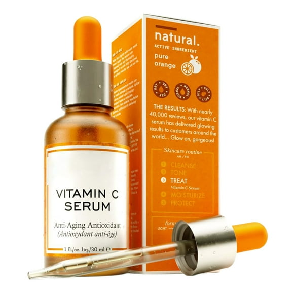 Vitamin C Face Serum - DarkSpot Serum, Vit C Serum with Hyaluronic Acid, Ferulic Acid, & Vit E - Anti Aging and Skin Brightening Serum, Pure Vitamin C Serum Skin Care 30 ml