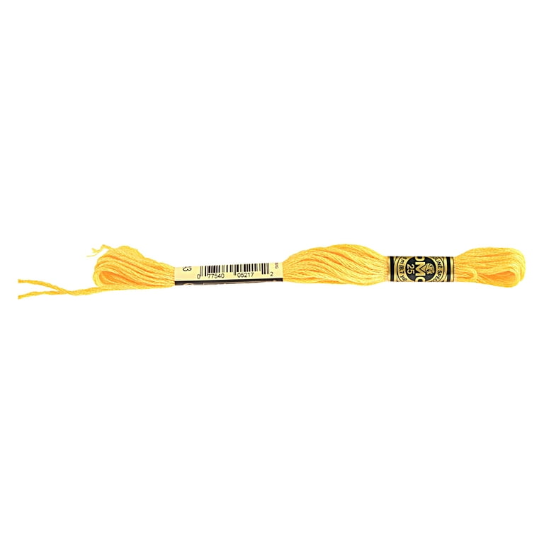 DMC Embroidery Floss, Cotton, 3852 Yellow, 8 m : Arts, Crafts & Sewing