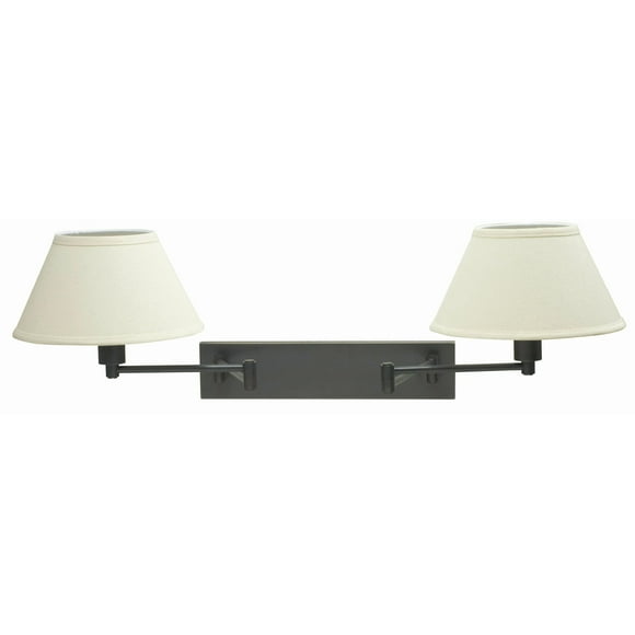 House of Troy Home Office Collection Double Wall Sconce Swing Oil Rubbed Bronze