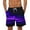 Purple, variant on WAENQINLA Big and Tall Swim Trunks Men 5 Inch Elastic Waist Sports Board Shorts Quick Dry Drawstring Swimsuit with Pockets
