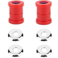 thumbnail image 4 of VPZMT Kit de amortiguador de bujes elevadores de manillar de poliuretano para Harley Davidson Big Twin Dyna 1973-2018 Sportster 1973-2003 (estilo-rojo), 4 of 5