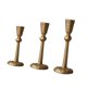 thumbnail image 2 of Candelabros de pilar de 3 piezas Soledad para decoración del hogar eventos especiales bodas Oro, 2 of 9